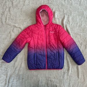 Eddie Bauer Kids Puffer Jacket - Pink and Purple